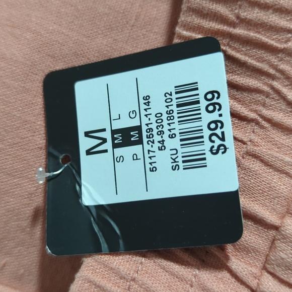 NEW w TAGS U2B High Rise Baggy Linen Pant - Picture 6 of 6